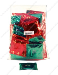 30007 Prezerwatywy AMOR zielone i miętowe 50 sztuk