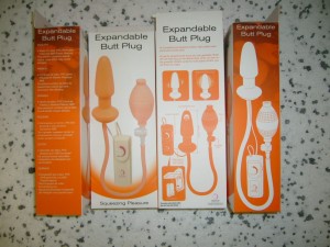 18003 Korek analny z pompką i wibratorem