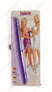 12069 Penis dwustronny 13" niebieski