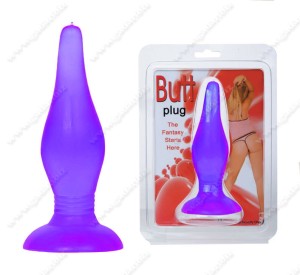 18517 Korek analny fioletowy