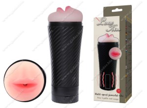 15524 Masturbator w tubie z wibracją USTA