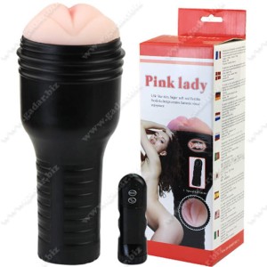 15523 Pink Lady vagina w tubie z wibracją