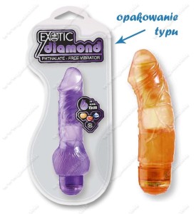 13402 Wibrator Exotic Diamond 6" orange