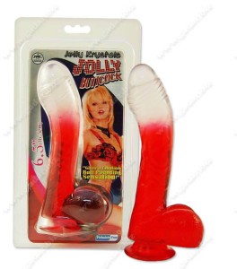 10303 Penis żelowy Jolly Buttock 6,5" czerwony