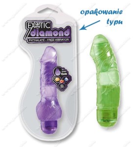 13401 Wibrator Exotic Diamond 6" zielony