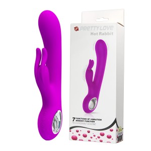 29480 Wibrator Pretty Love HOT RABBIT fioletowy