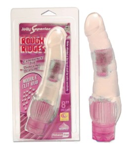 13301 Wibrator Rouh Ridges 8" różowy