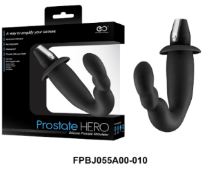 18312 Prostate Hero 6" Vibrator silikonowy. Akumulator